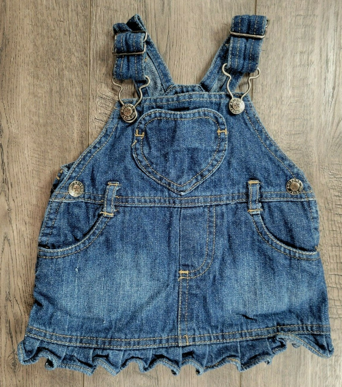 andmary Baby ribbon denim XS ③ ANDMARY】Baby ribbon denim