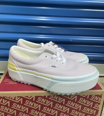 Vans Era Stacked Platform Sneaker Pastel Multi White Size Womens Multiple Sizes
