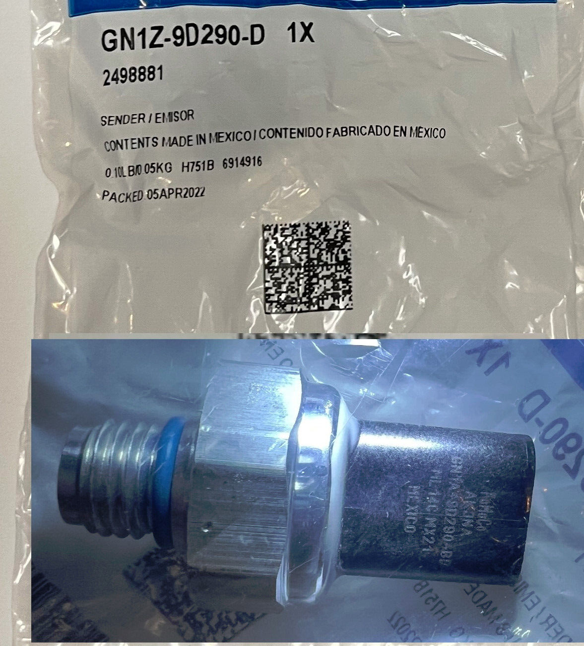 New OEM GN1Z-9D290-D Pressure Switch *** Free Shipping