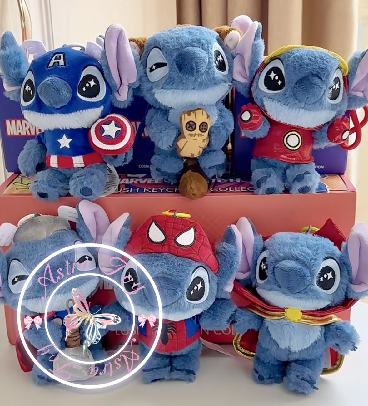 HotToys marvel スティッチ COSBI ぬいぐるみペンダント Hot Toys x Disney PPLU072N Marvel Stitch Cosbi Plush