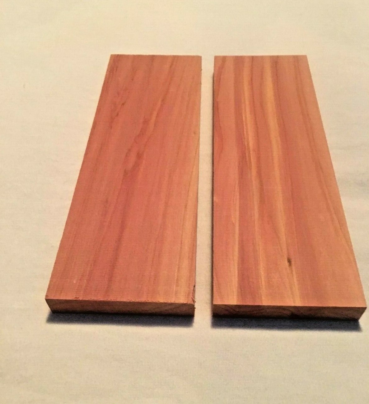 RED CEDAR KNIFE SCALES FOR YOUR KNIFE HANDLES VERY PRETTY-3/8