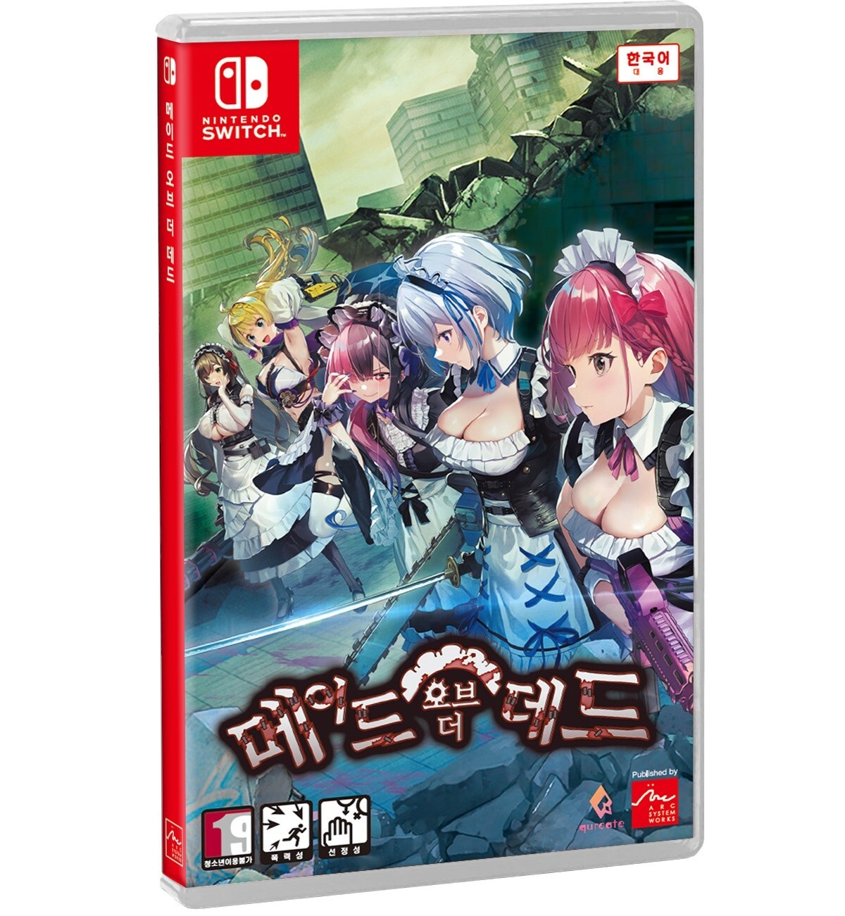 Nintendo Switch - MAID OF THE DEAD メイドオブザデッド 輸入版 switch Switch Maid of the Dead [English Support] Korean Japanese