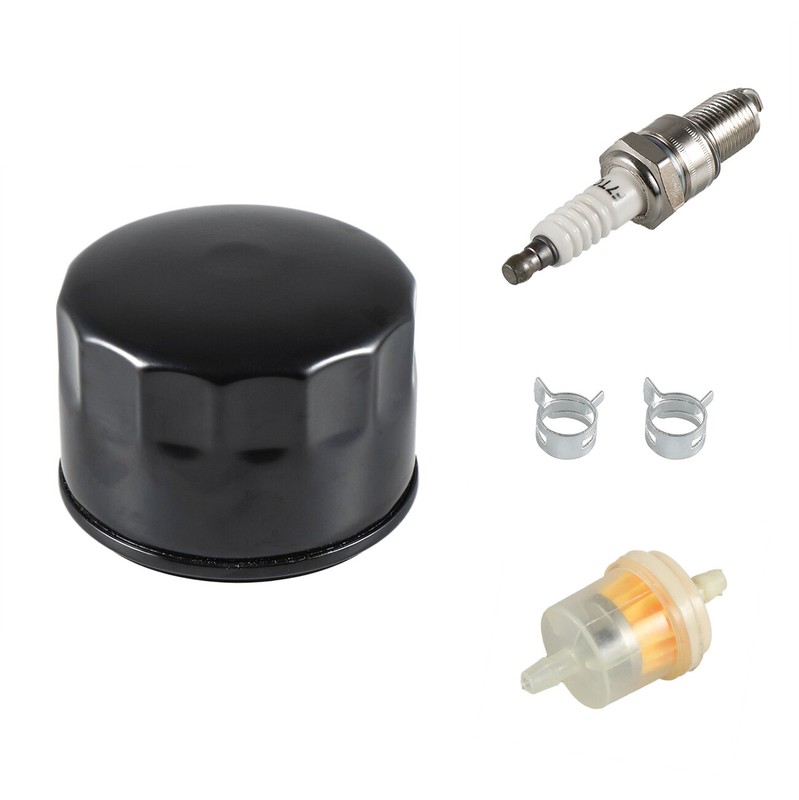 Fuel Spark Plug Kit For Craftsman Ltx1000 Lt2000 John Deere L110&d110