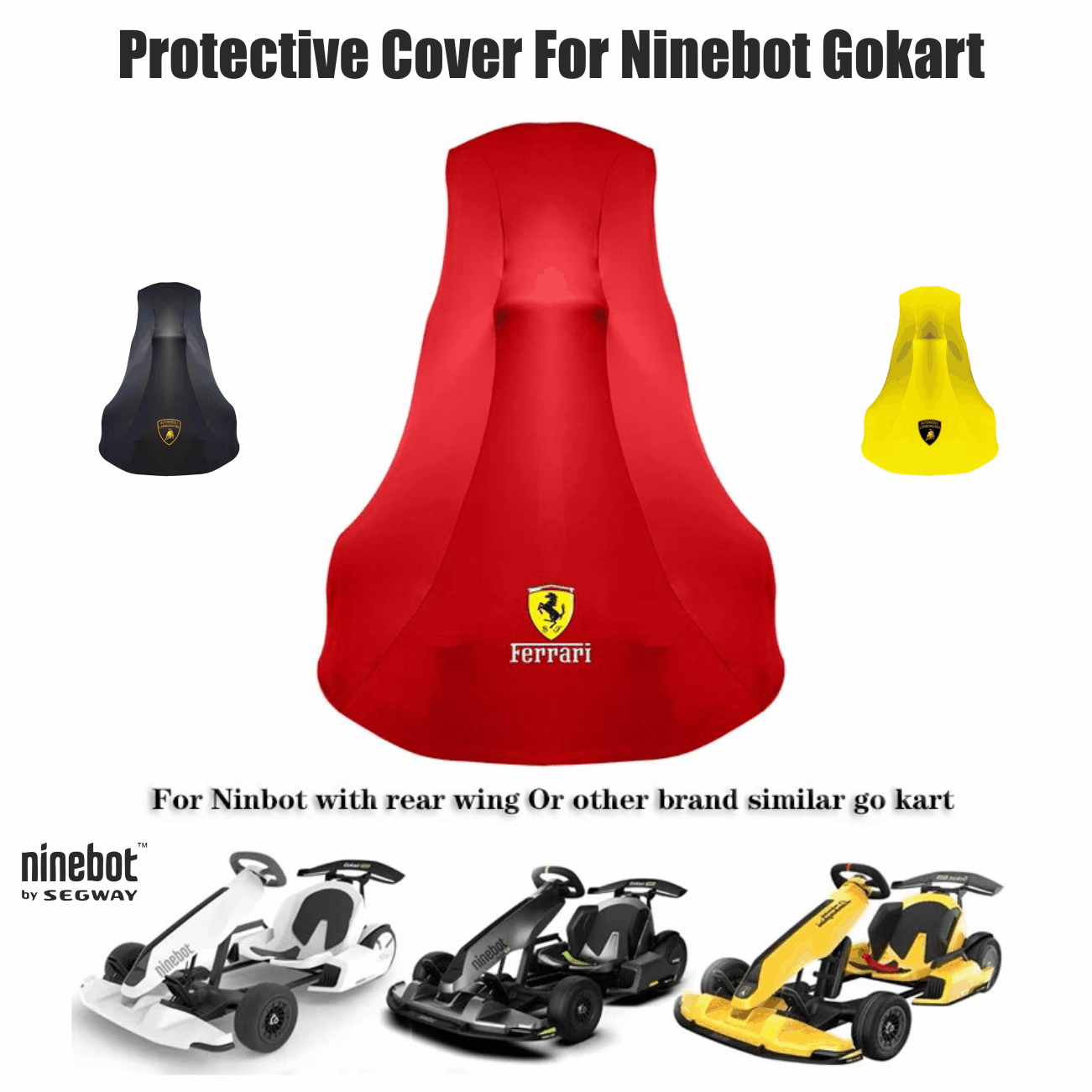 Dust Cover for Ninebot Go Kart Pro - Lamborghini Edition