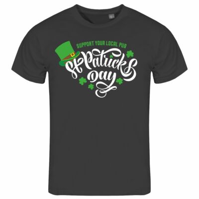 Herren T-Shirt St Patricks Day S bis XXL irish pub Kleeblatt feiertag party bier