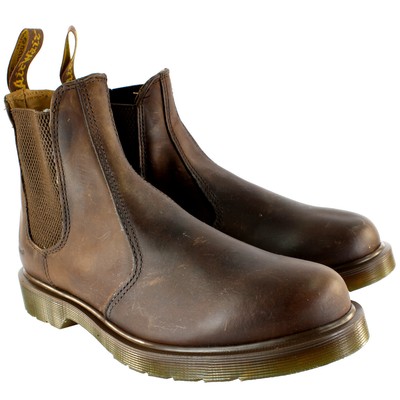 DR. MARTENS LADIESS DR MARTENS AIRWAIR LEATHER CHELSEA STYLE LOW HEEL ANKLE BOOT ALL SIZES