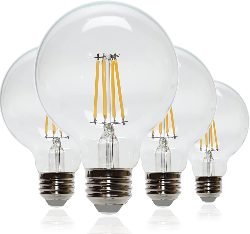 Dimmable LED Globe Light Bulbs, 60W Equivalent, Daylight 500