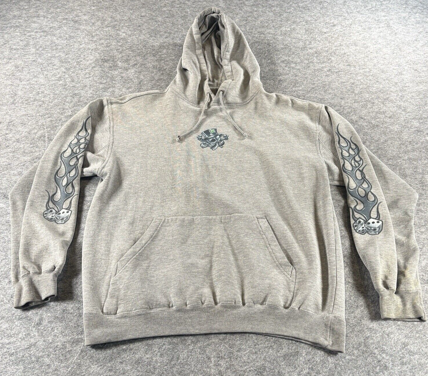 Vtg 90s Y2K Bullhead Hoodie, Size Large, Vtg 90s Y2K Bullhead Hoodie, Size Large,