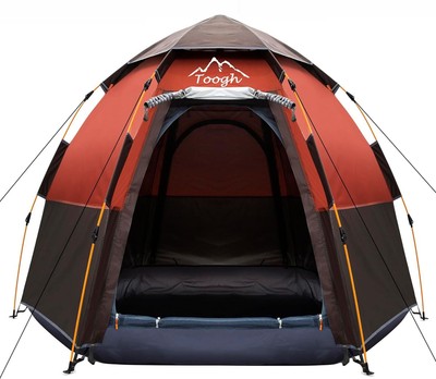 Toogh 2-3-4 Person Camping Tent 60 Seconds Easy Quick Set Up Tent Waterproof ...