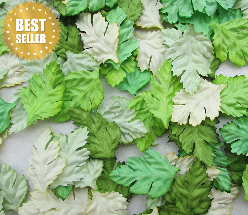Pack of 100 Patch Mlberry Paper Leaves 37 X 23 Mm Mulberry Paper Pine Leaves Scr