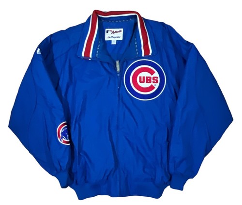 majestic CUBS ナイロンジャケット CHICAGO CUBS ON-FIELD Jacket Majestic Men's size LARGE