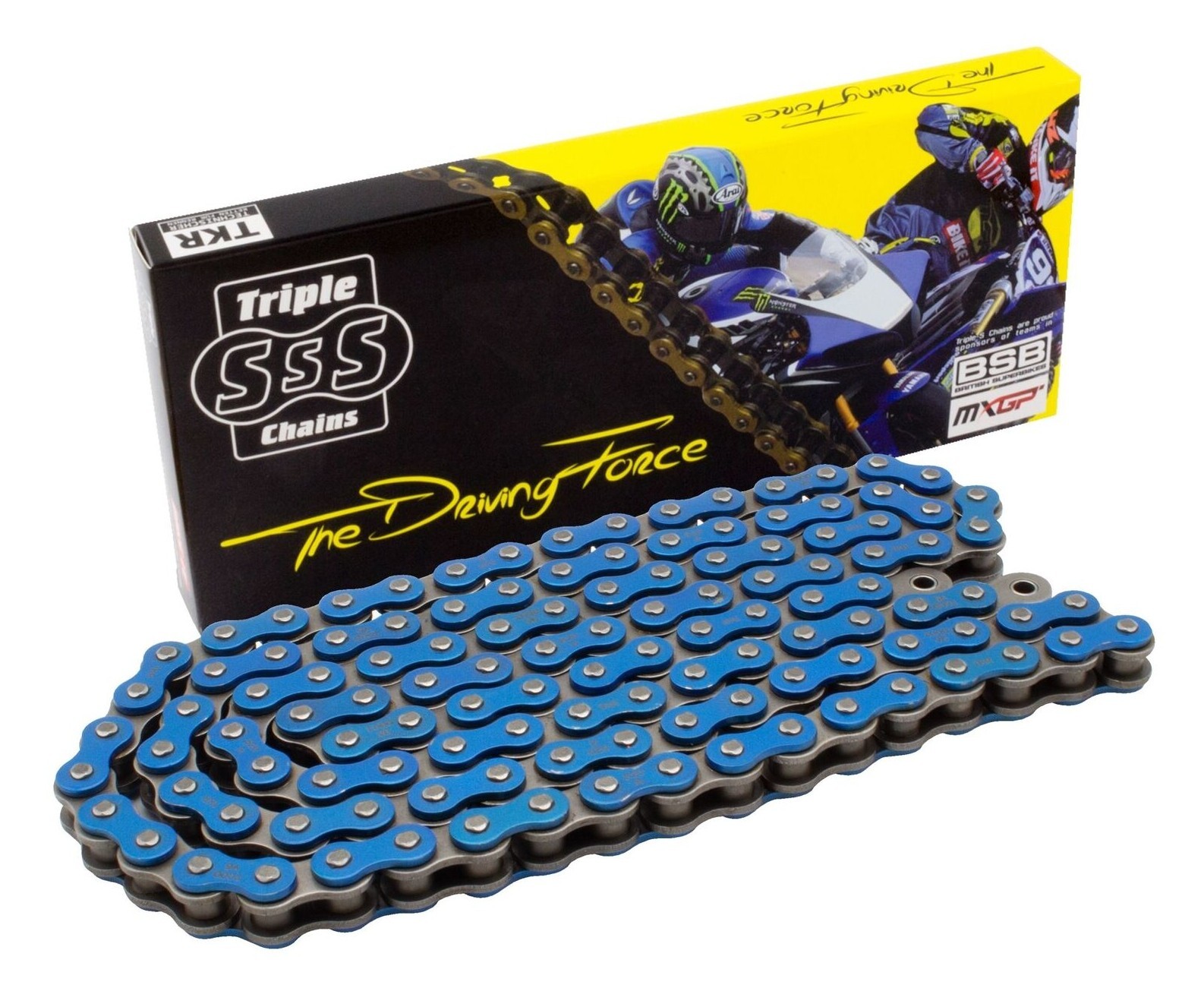 420-130L Blue Motorcycle Chain Triple-S Standard Chain 420