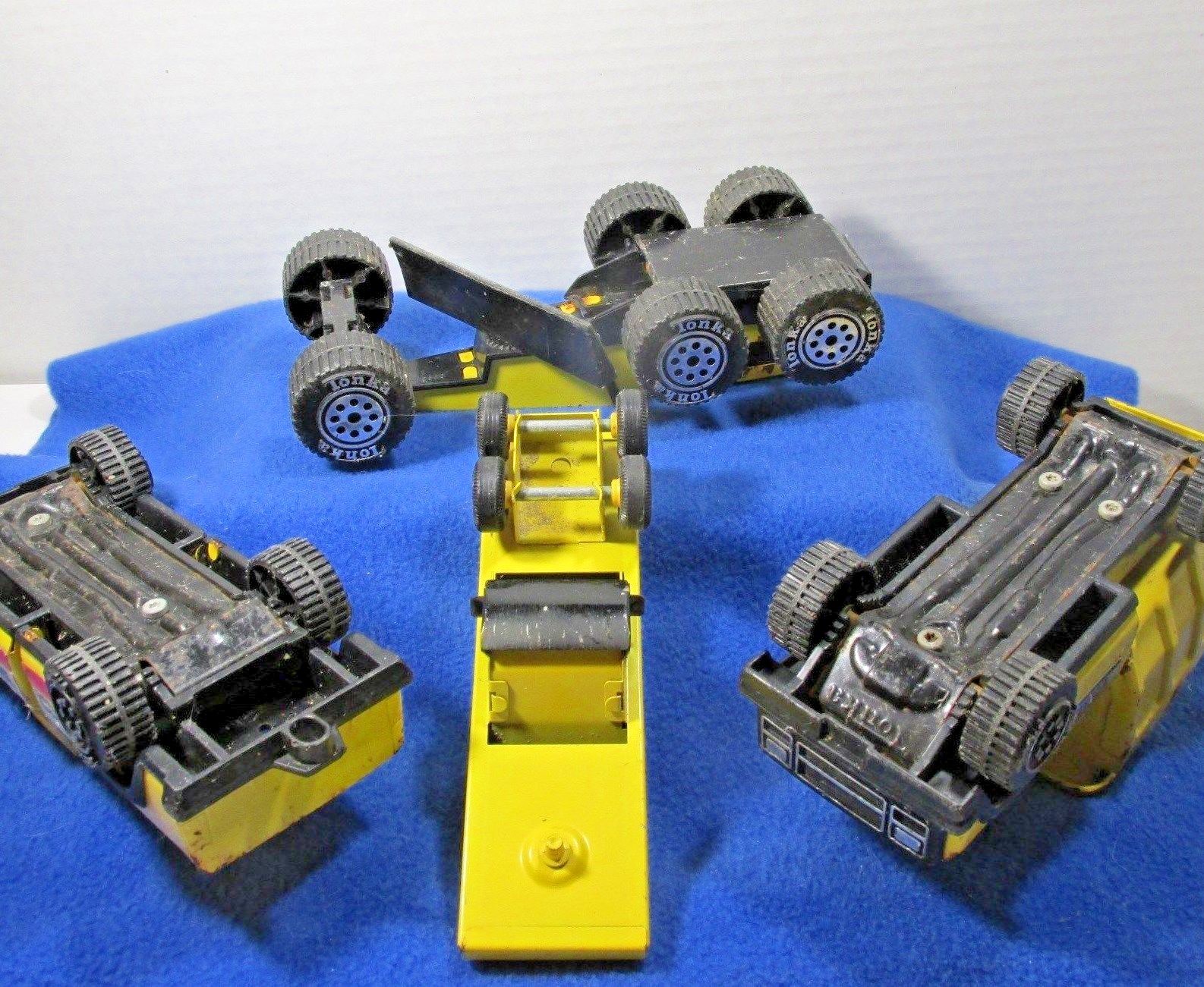 VTG TONKA Lot 4 Construction Vehicles Dump Truck Pickup Road Grader Dump Trailer