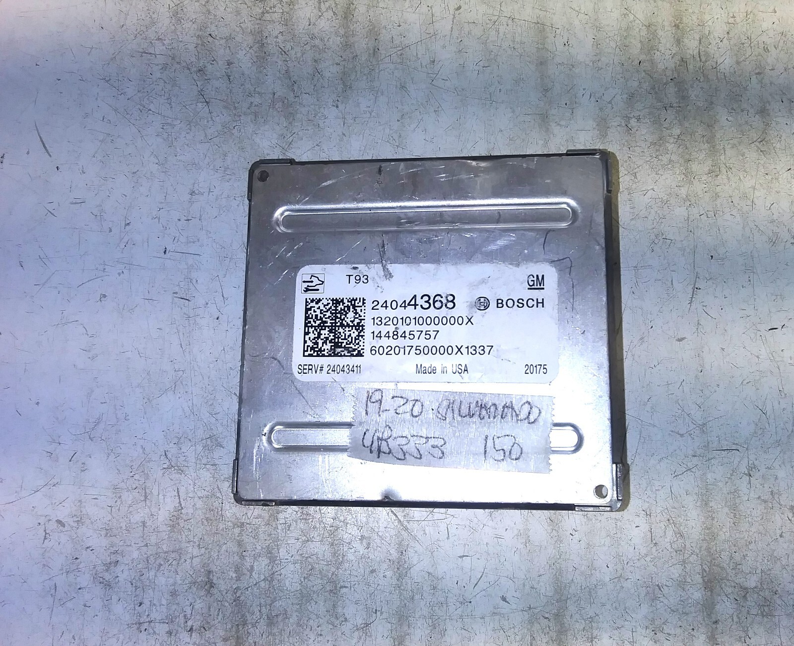 24044368 Chevy Silverado 2019-2020 TCM transmission computer