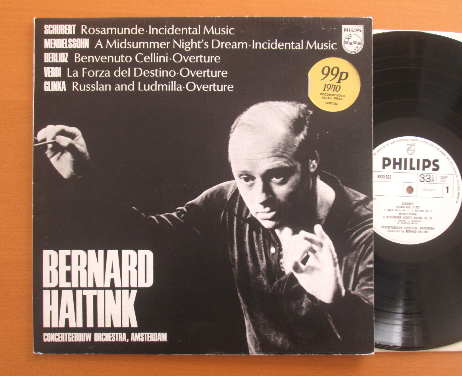 Philips 6833 033 Bernard Haitink Schubert Mendelssohn