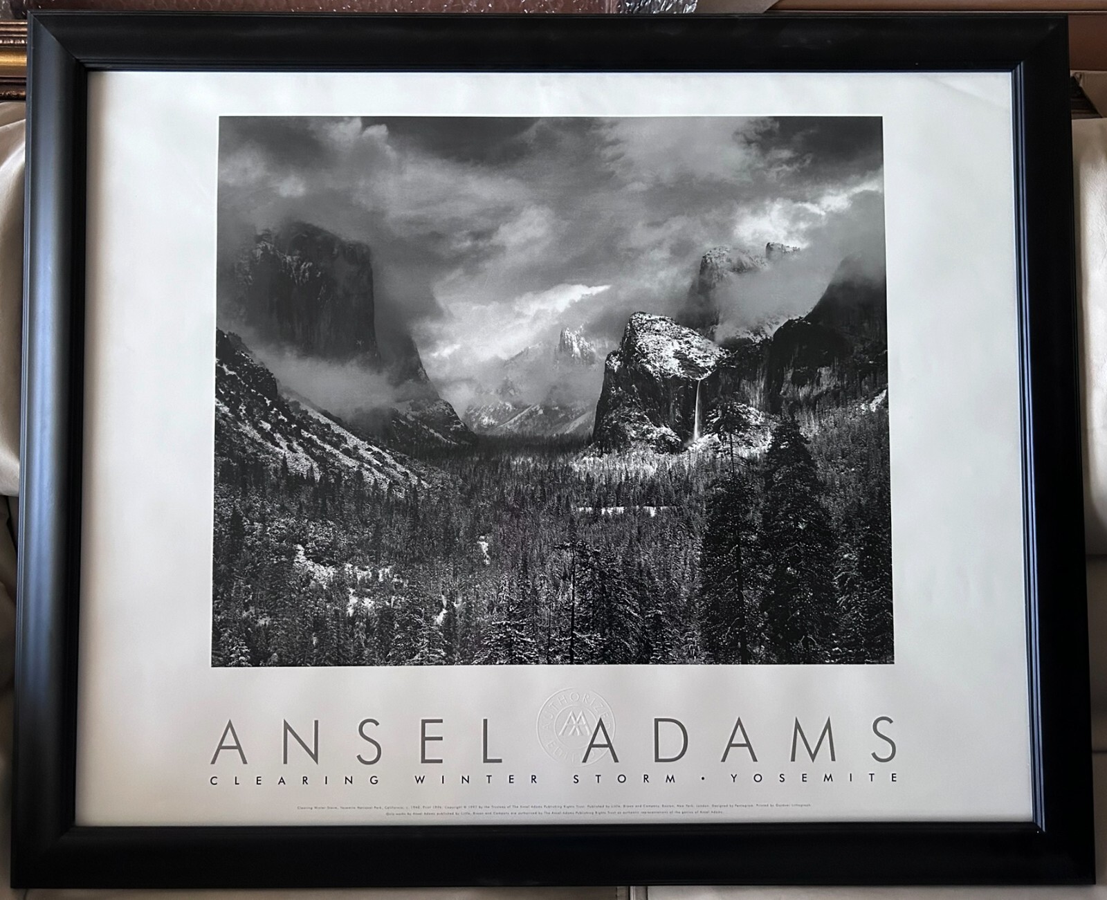 【美品】YOSEMITE by ANSEL ADAMS Yosemite Falls and Meadow by Ansel Adams – The Ansel Adams