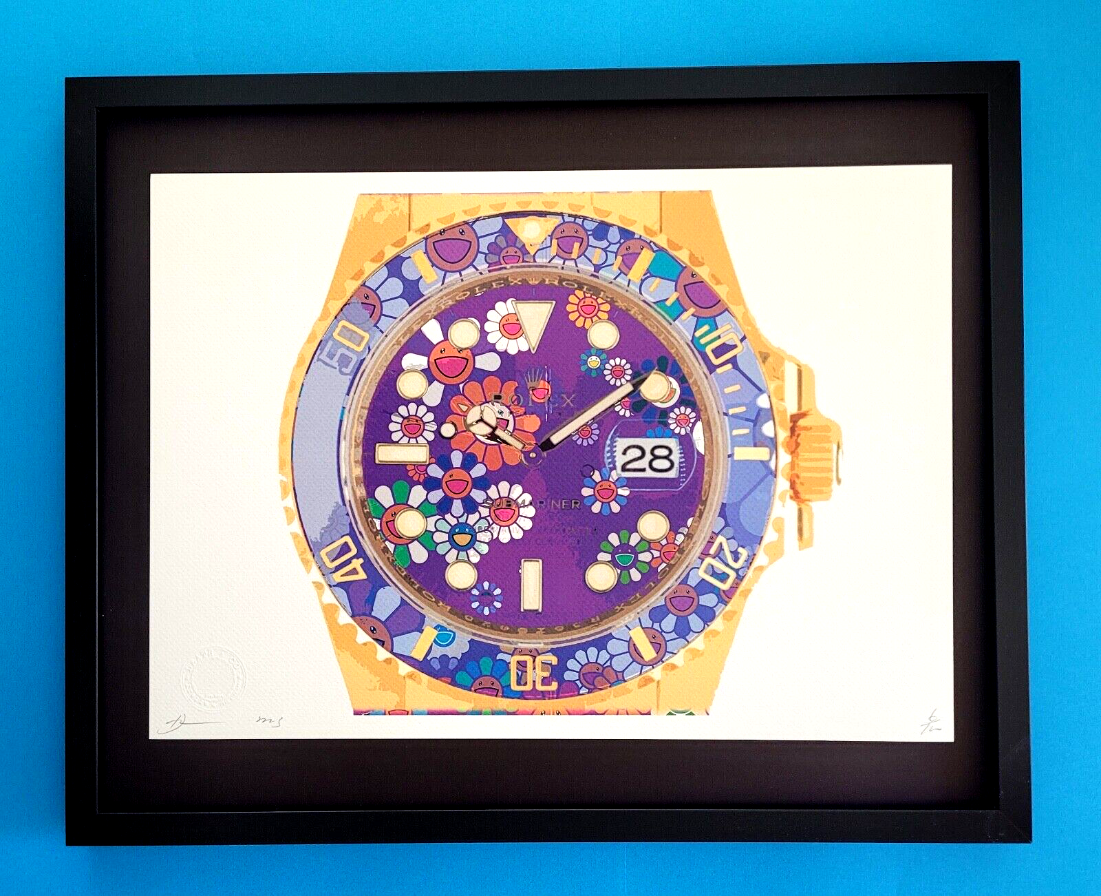 コレクション death nyc DEATH NYC Hand Signed LARGE Print Framed 16x20in COA ROLEX