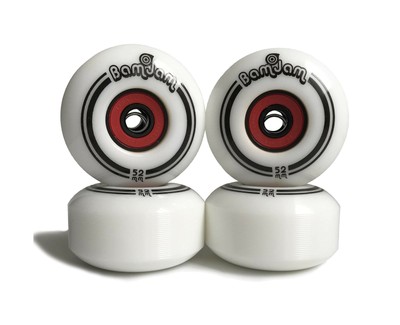 Skateboard Wheels 52mmX30mm (4 Pcs), 100A Hardness Street Skateboarding Wheel...