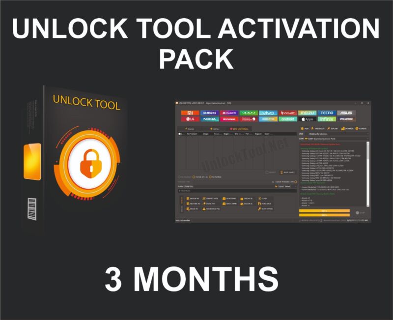 Unlock Tool, Activation Pack, 3 Months