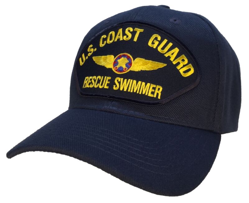 Coast Guard Rescue Swimmer Hat Blue Ball Cap SAR USCG Coast Guard Veteran