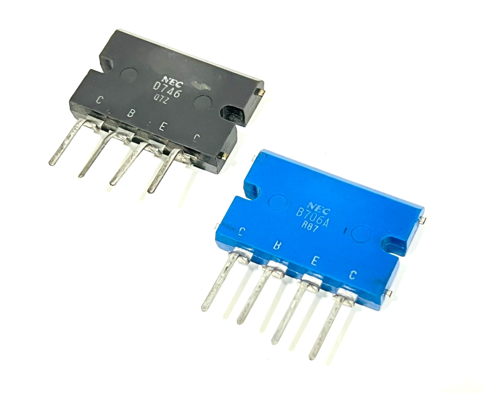 2 pcs. NEC B706A + D746 Original part 2SB706A + 2SD746