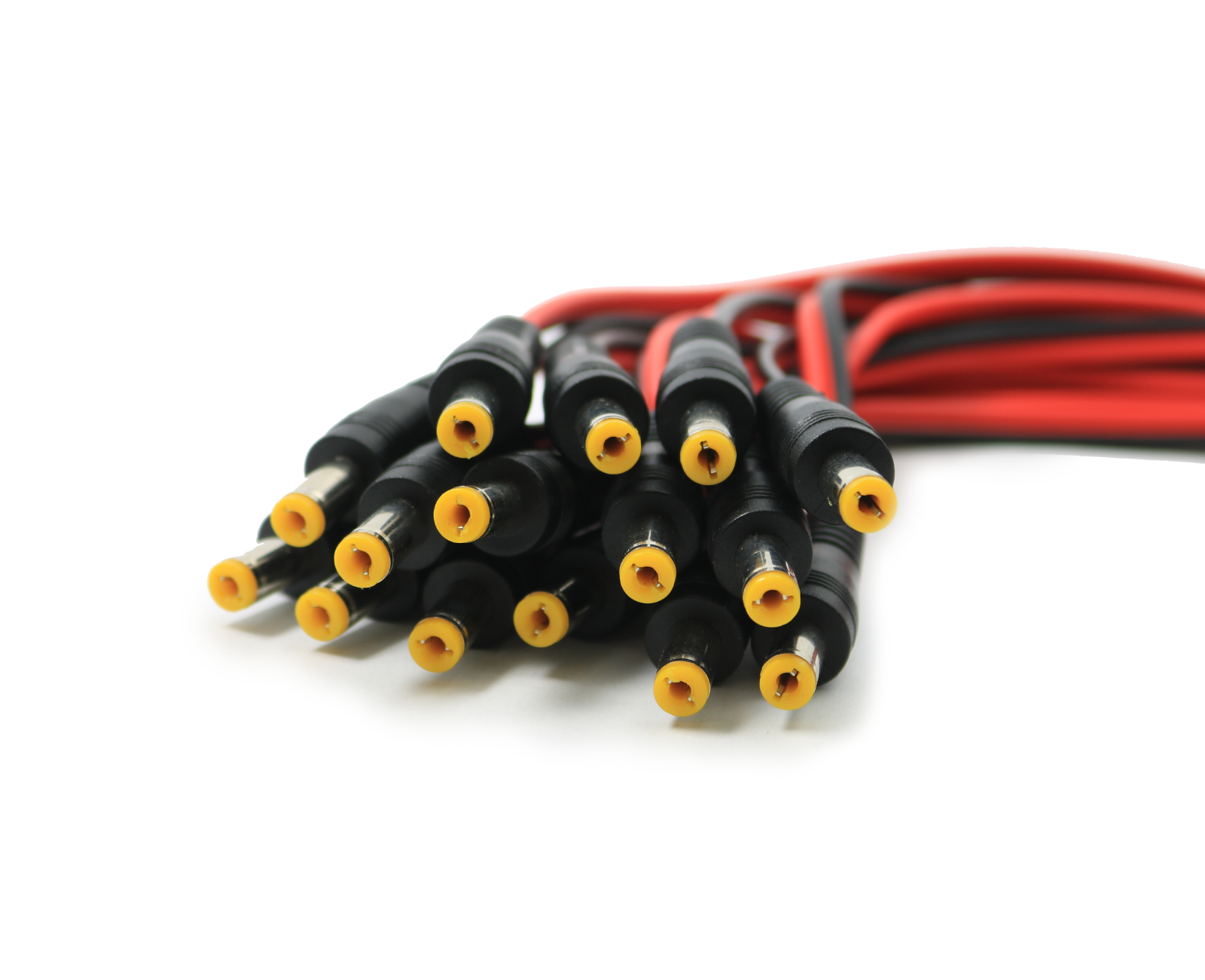 DC Power Pigtail Cable Plug 18AWG 2.1mm x 5.5mm 12V 5A Male & Female Pack Lot