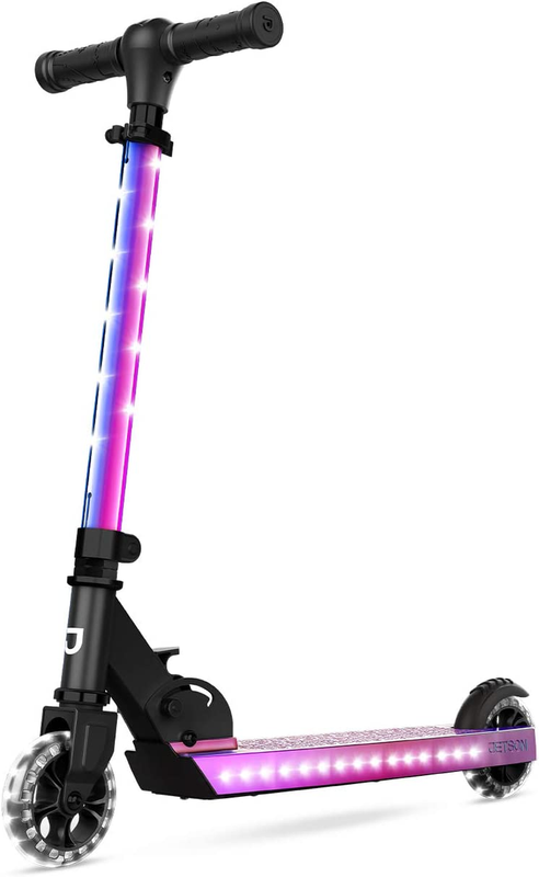 Jetson Kids 2-Wheel Light-Up Kick Scooter | Includes LED Lights on Handlebar, St