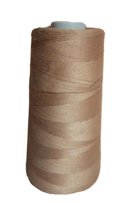 Sewing Thread Soft Camel Color Poly/Cotton, 6000 yards Spool NEW