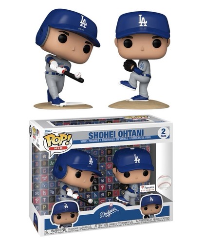 Funko Pop! MLB: SHOHEI OHTANI DODGERS 2 Pack FANTATICS