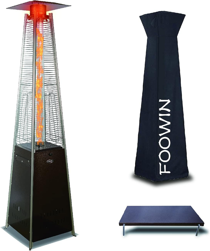, 2 In 1 Patio Propane Heater With Detachable Table,