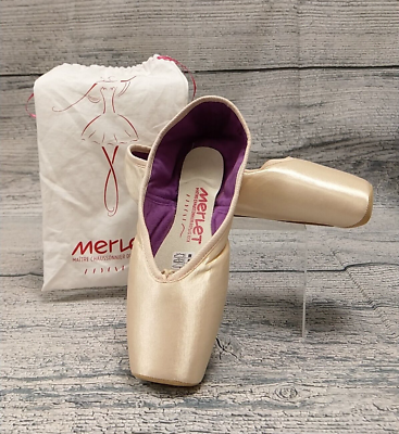 Merlet Pointe Diva 19B Girls Ballet Shoes UK14 EU33 8ins Inner