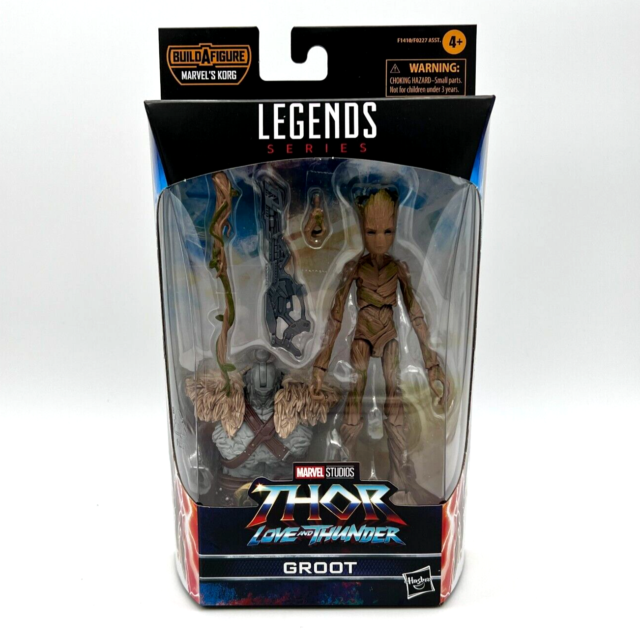 Hasbro Marvel Legends Thor Love & Thunder GROOT Korg Build-A
