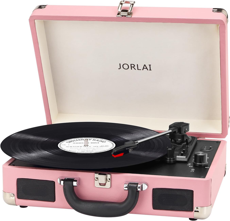3 Speed Turntable With Bluetooth, Built In Battery, P