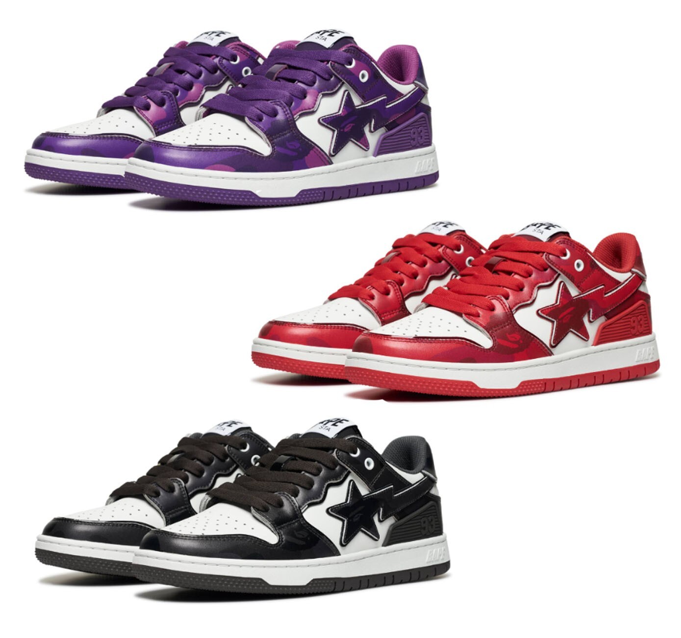 A BATHING APE Men's Footwear BAPE SK8 STA #1 1K80191310 zr A BATHING APE Men's Footwear BAPE SK8 STA #1 1K80191310 zr