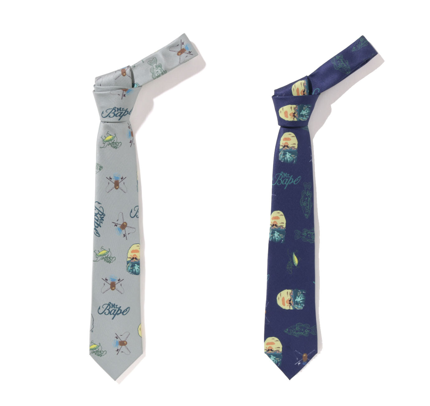 I KNOW NIGO 様 美品　正規品 A BATHING APE ネクタイ A BATHNIG APE Men's Goods Mr.Bathing Ape MR BATHING APE TIE