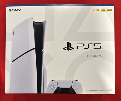 Sony Playstation 5 PS5 Slim Disc 1TB 8K CFI-2015 System Console BRAND NEW SEALED