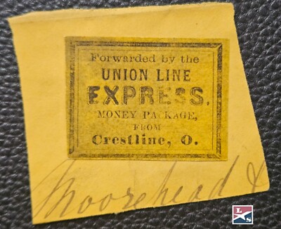 L/S US Private Express Label Union Line Express ULNX-L11 Lot UL1