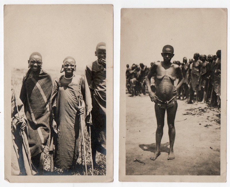 2 Photo Afrique 1920 Femmes De Tribu Scarification Ethnie Kenya Snapshot Africa