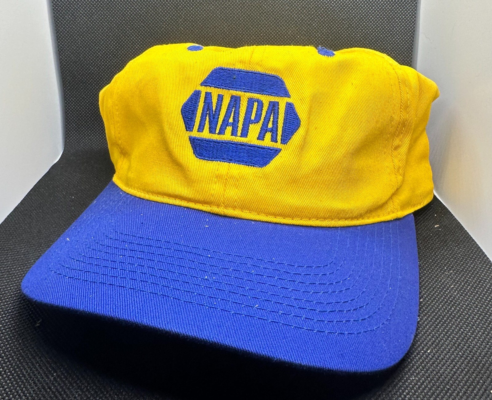 帽子 nspapa Official NAPA Auto Parts Baseball Cap Hat Yellow Blue Adult
