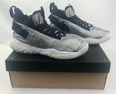 Nike Air Jordan Proto React SP Metallic Silver/Black BV1654-002 Mens Sz NIB