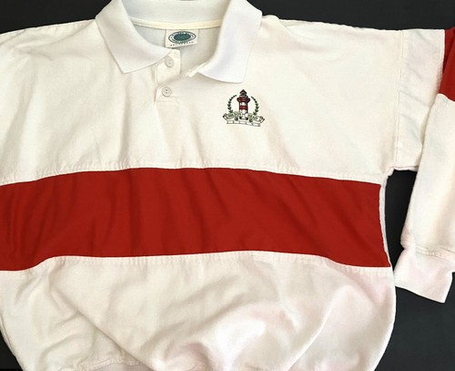 Vtg Hilton Head Shirt Company Activewear Embroidered White
