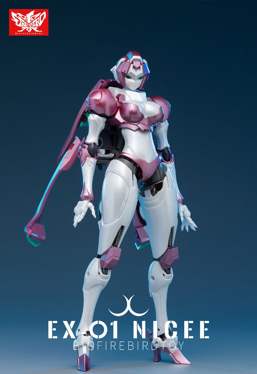Big Firebird Transformation Toys Ex-01 Nicee Arcee Action Figure