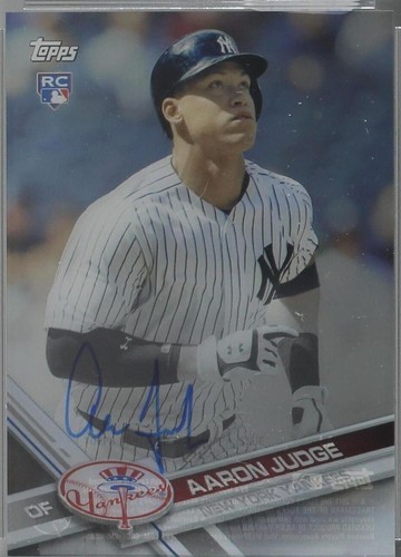 2017 Topps Clearly Authentic Autographs - Aaron Judge #CAAU-AJ