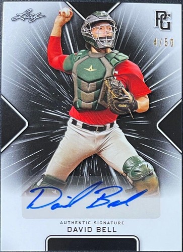 2021 Leaf Perfect Game National Showcase - David Bell #BA-DB1