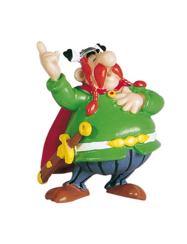 Asterix e Obelix Personaggio da Collezione Abraracourcix Il Chef 6 CM 605098 - Foto 1 di 1