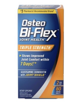 Osteo Bi-Flex Triple Strengh Joint Health - 80 Tablets Exp:04/25