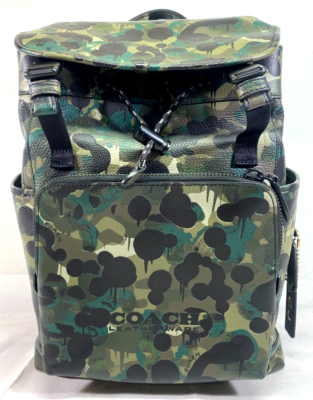 Coach camo online backpack