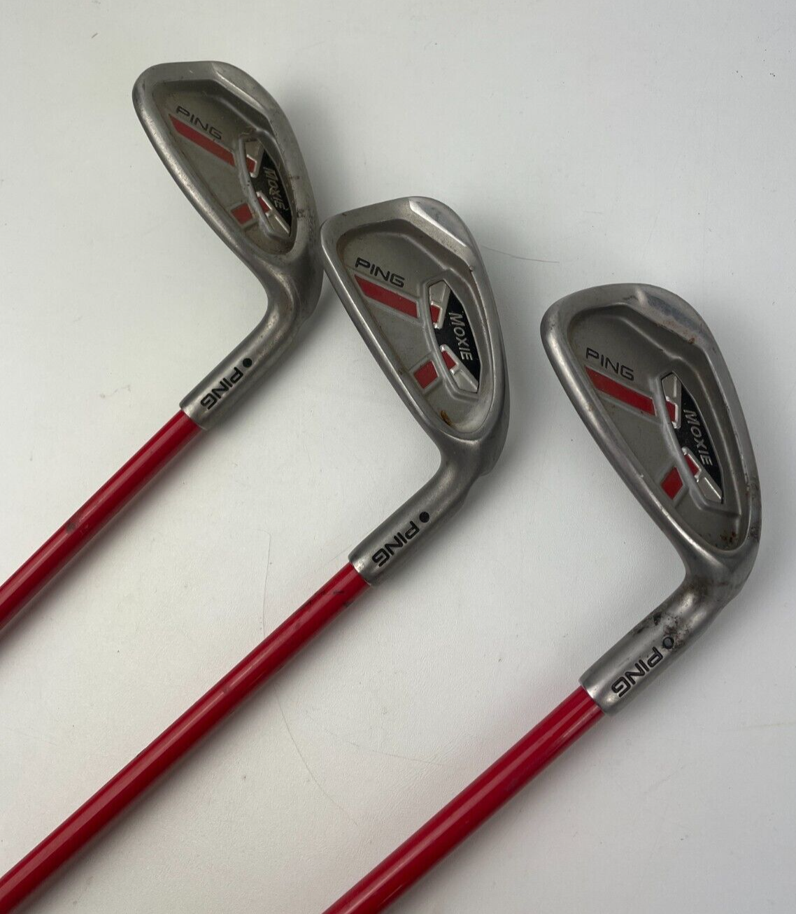 Ping Moxie RH 3 Club Junior Golf Clubs For Youth Right ( 9, 7 Iron & S)