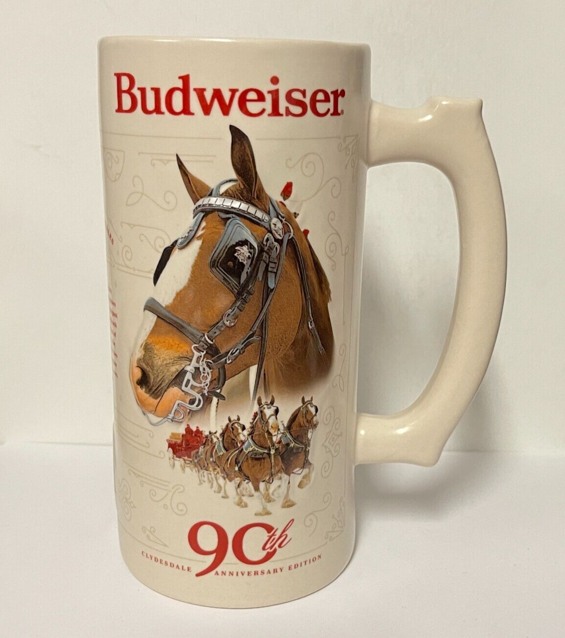 2023 Budweiser Holiday Stein 90th Anniversary Edition Christmas mug series  NEW!