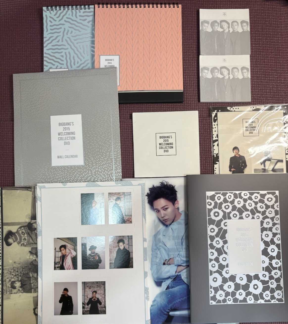 BIGBANG’S 2015 WELCOMING COLLECTION BIGBANG 2015 Welcoming Collection DVD Set( TOP Handwriting